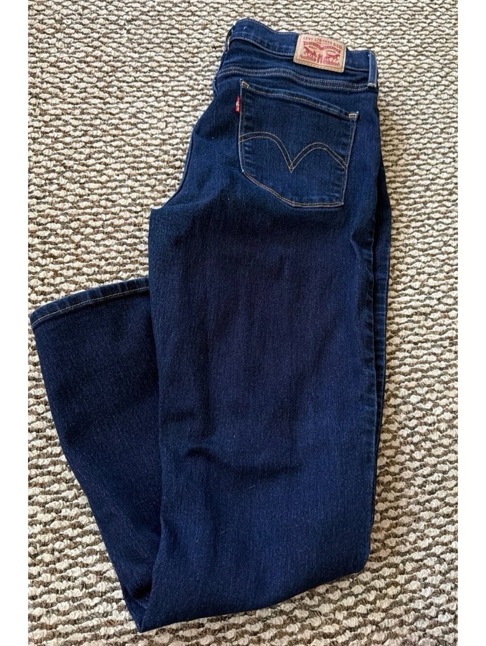 Levi Dark Wash Stretchy Jeans Womens 10